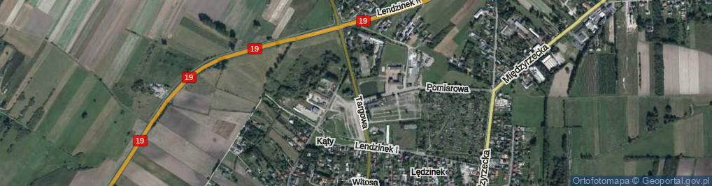 Zdjęcie satelitarne Targowa ul.